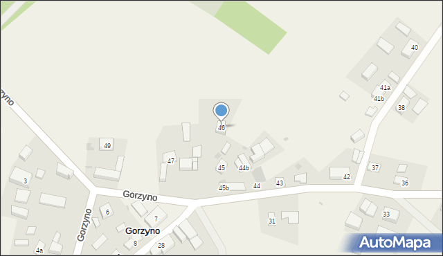 Gorzyno, Gorzyno, 46, mapa Gorzyno