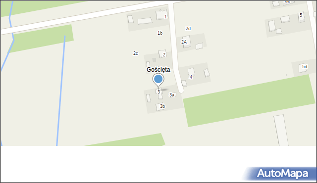 Gosań, Gosań, 3, mapa Gosań