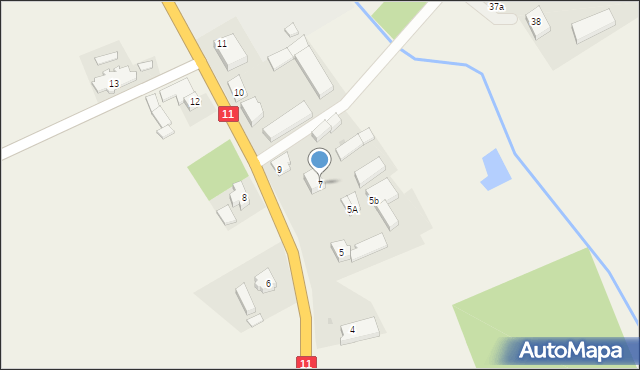Gościejewo, Gościejewo, 7, mapa Gościejewo