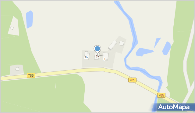 Gościencin, Gościencin, 3a, mapa Gościencin