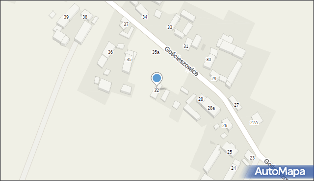 Gościeszowice, Gościeszowice, 32, mapa Gościeszowice