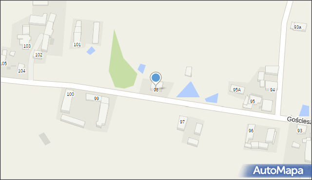 Gościeszowice, Gościeszowice, 98, mapa Gościeszowice