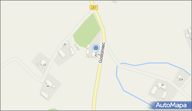 Gościmiec, Gościmiec, 41, mapa Gościmiec