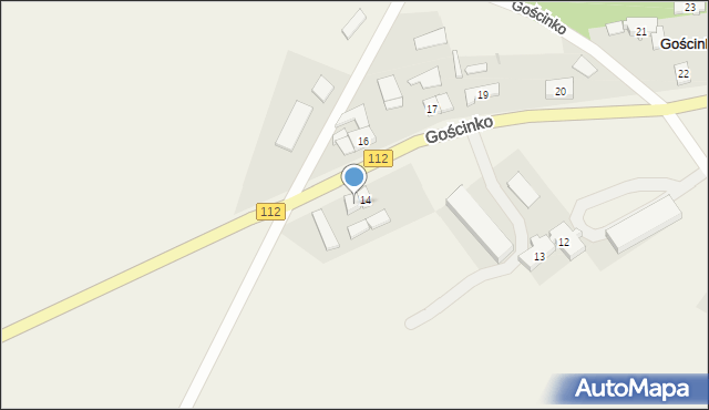 Gościnko, Gościnko, 15, mapa Gościnko