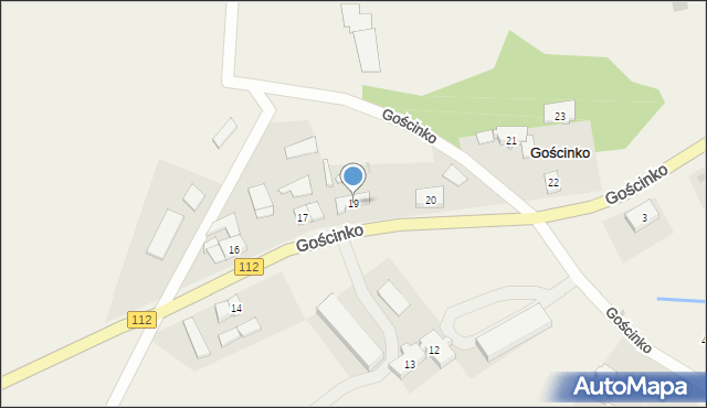 Gościnko, Gościnko, 19, mapa Gościnko