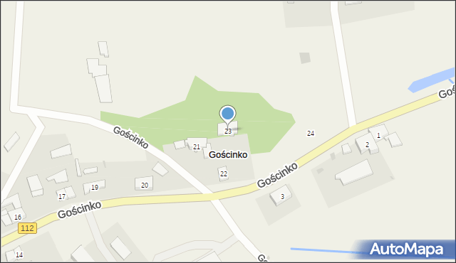 Gościnko, Gościnko, 23, mapa Gościnko