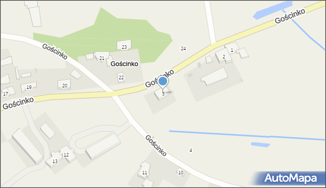 Gościnko, Gościnko, 3, mapa Gościnko