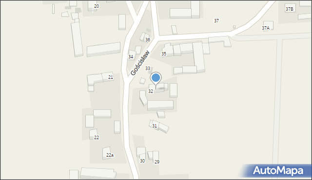 Gościsław, Gościsław, 32, mapa Gościsław