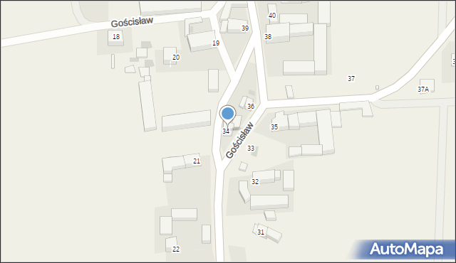 Gościsław, Gościsław, 34, mapa Gościsław