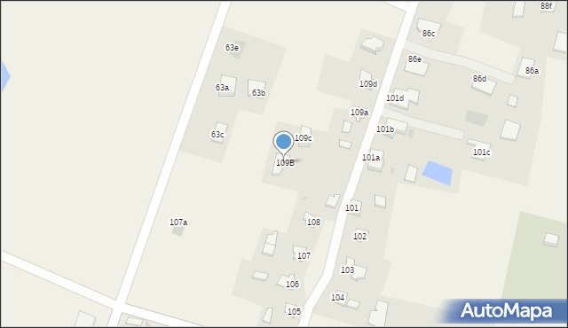 Gościszewo, Gościszewo, 109B, mapa Gościszewo