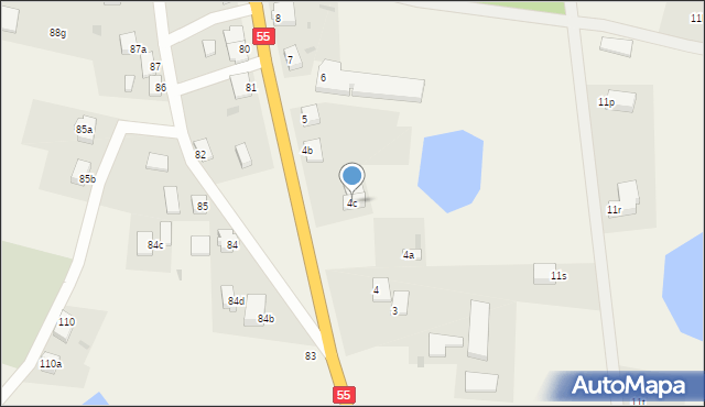 Gościszewo, Gościszewo, 4c, mapa Gościszewo