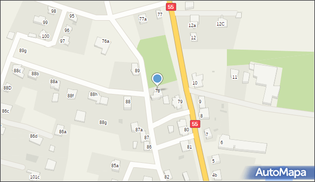 Gościszewo, Gościszewo, 78, mapa Gościszewo