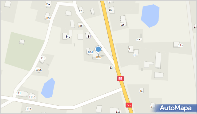 Gościszewo, Gościszewo, 84b, mapa Gościszewo