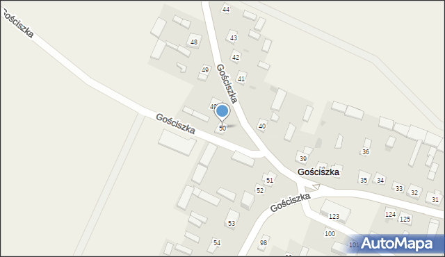 Gościszka, Gościszka, 50, mapa Gościszka