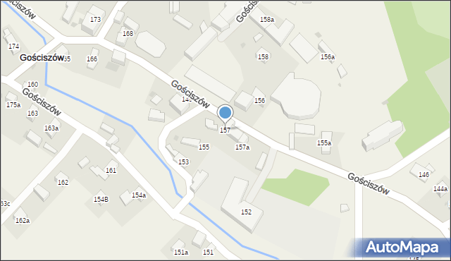 Gościszów, Gościszów, 157, mapa Gościszów