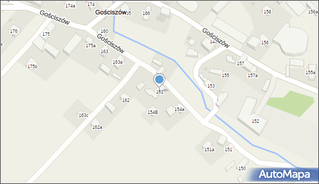 Gościszów, Gościszów, 161, mapa Gościszów