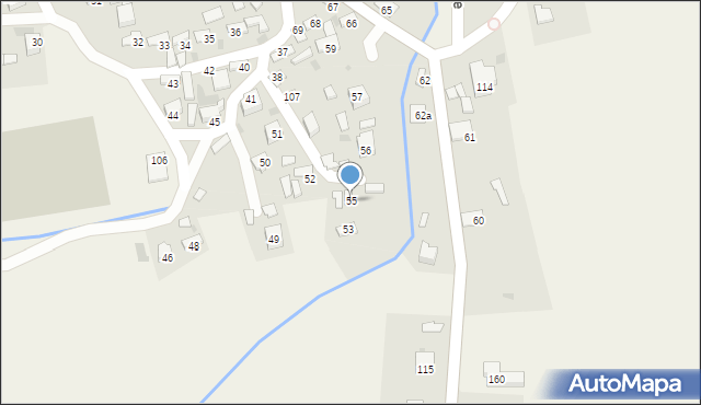 Gosławice, Gosławice, 55, mapa Gosławice