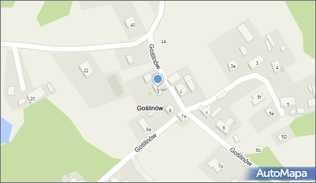 Goślinów, Goślinów, 2, mapa Goślinów