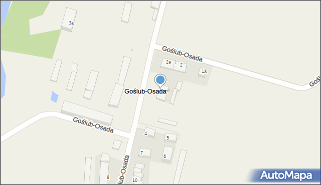 Goślub-Osada, Goślub-Osada, 3, mapa Goślub-Osada