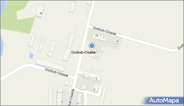 Goślub-Osada, Goślub-Osada, 3, mapa Goślub-Osada