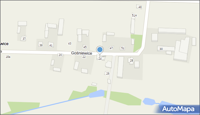 Gośniewice, Gośniewice, 24, mapa Gośniewice
