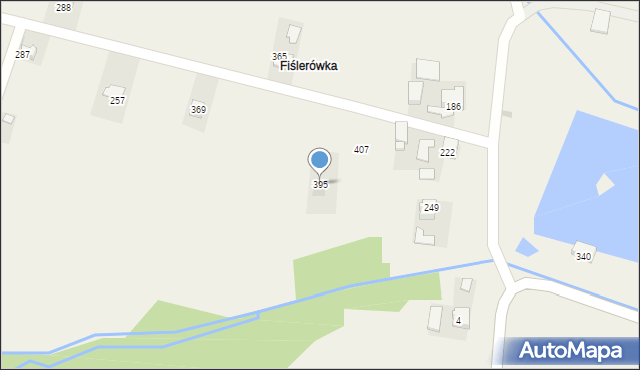 Gosprzydowa, Gosprzydowa, 395, mapa Gosprzydowa