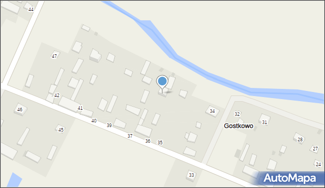 Gostkowo, Gostkowo, 36, mapa Gostkowo