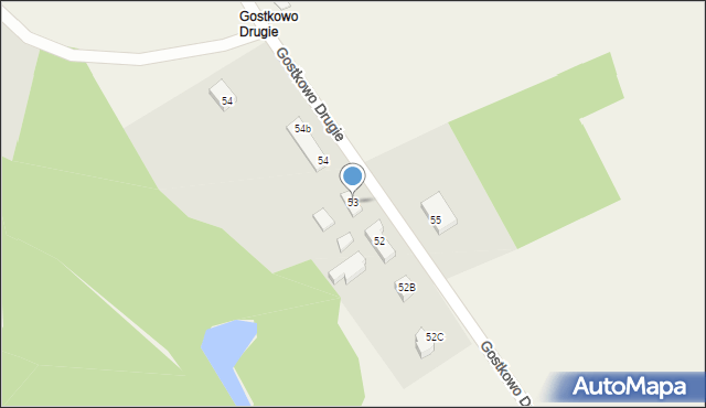 Gostkowo, Gostkowo, 53, mapa Gostkowo