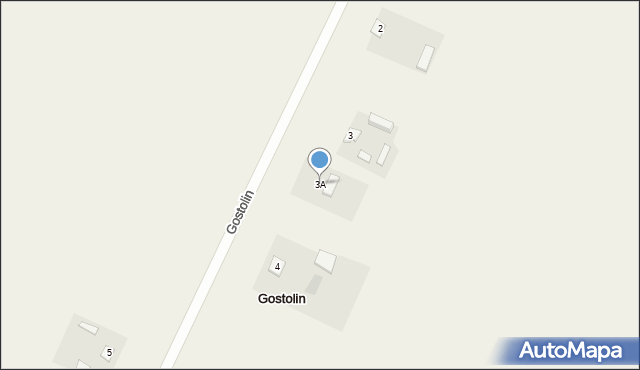 Gostolin, Gostolin, 3A, mapa Gostolin