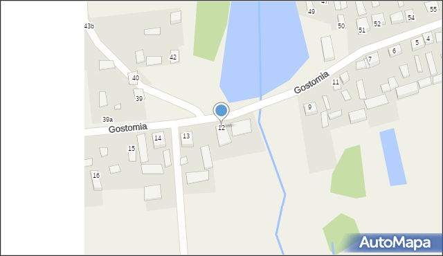 Gostomia, Gostomia, 12, mapa Gostomia