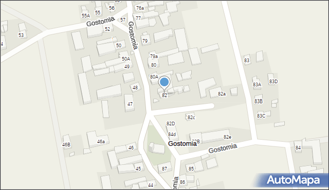 Gostomia, Gostomia, 82, mapa Gostomia