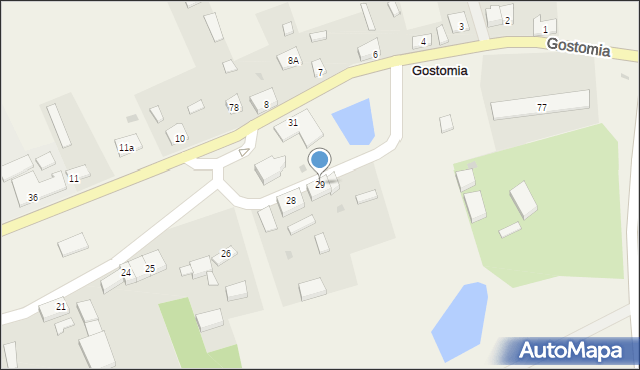 Gostomia, Gostomia, 29, mapa Gostomia