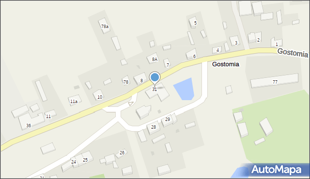 Gostomia, Gostomia, 31, mapa Gostomia