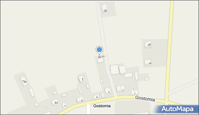 Gostomia, Gostomia, 3A, mapa Gostomia