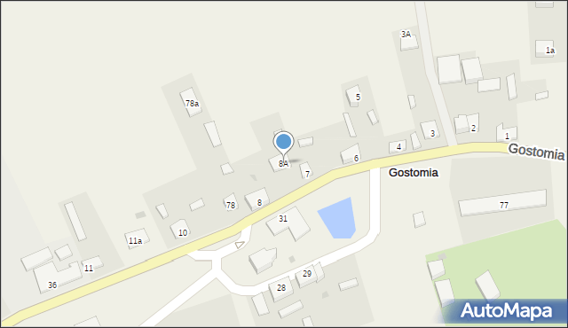 Gostomia, Gostomia, 8A, mapa Gostomia