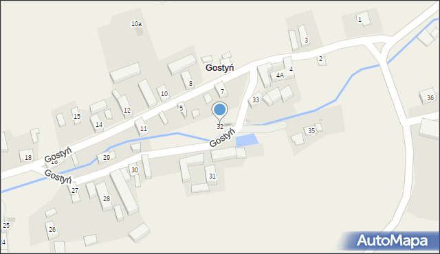 Gostyń, Gostyń, 32, mapa Gostyń