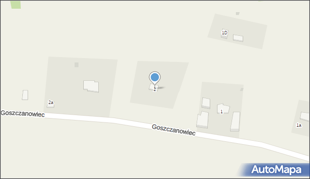 Goszczanowiec, Goszczanowiec, 2, mapa Goszczanowiec