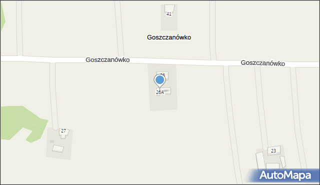 Goszczanówko, Goszczanówko, 26A, mapa Goszczanówko