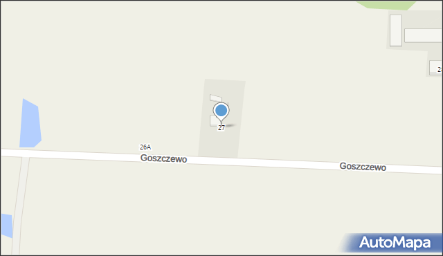 Goszczewo, Goszczewo, 27, mapa Goszczewo