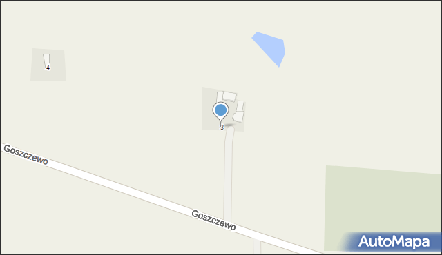 Goszczewo, Goszczewo, 3, mapa Goszczewo