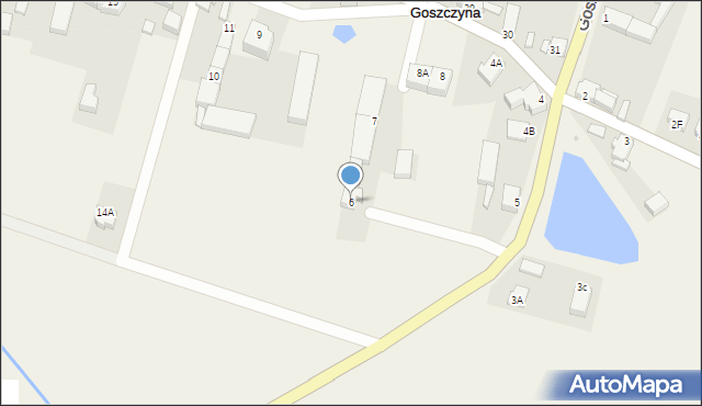 Goszczyna, Goszczyna, 6, mapa Goszczyna