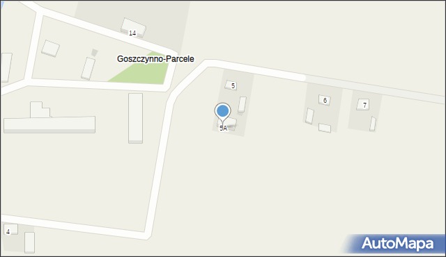 Goszczynno, Goszczynno, 5A, mapa Goszczynno