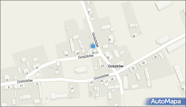 Goszków, Goszków, 39, mapa Goszków