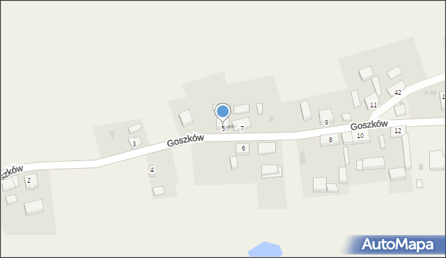 Goszków, Goszków, 5, mapa Goszków