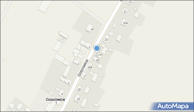 Goszowice, Goszowice, 19, mapa Goszowice