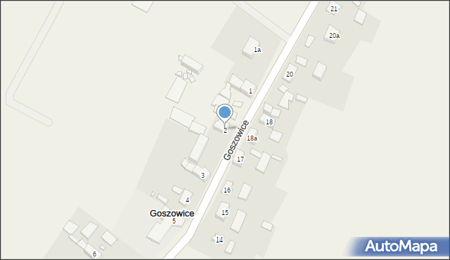 Goszowice, Goszowice, 2, mapa Goszowice