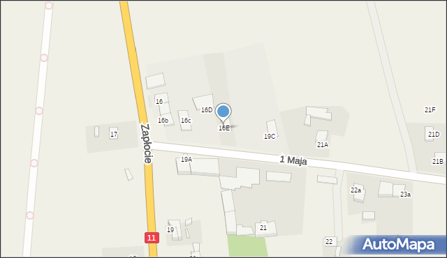 Gotartów, Gotartów, 16E, mapa Gotartów