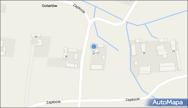 Gotartów, Gotartów, 37, mapa Gotartów