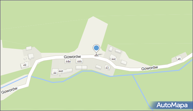 Goworów, Goworów, 46c, mapa Goworów