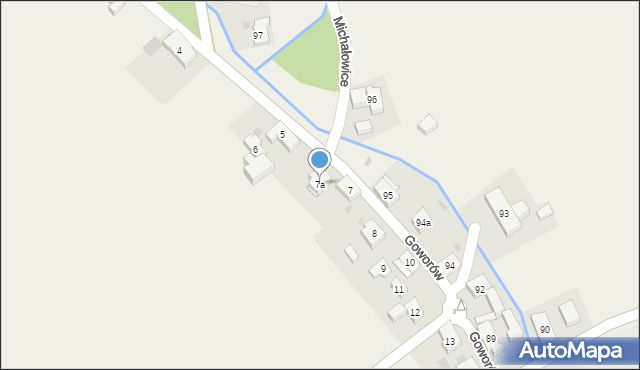 Goworów, Goworów, 7a, mapa Goworów